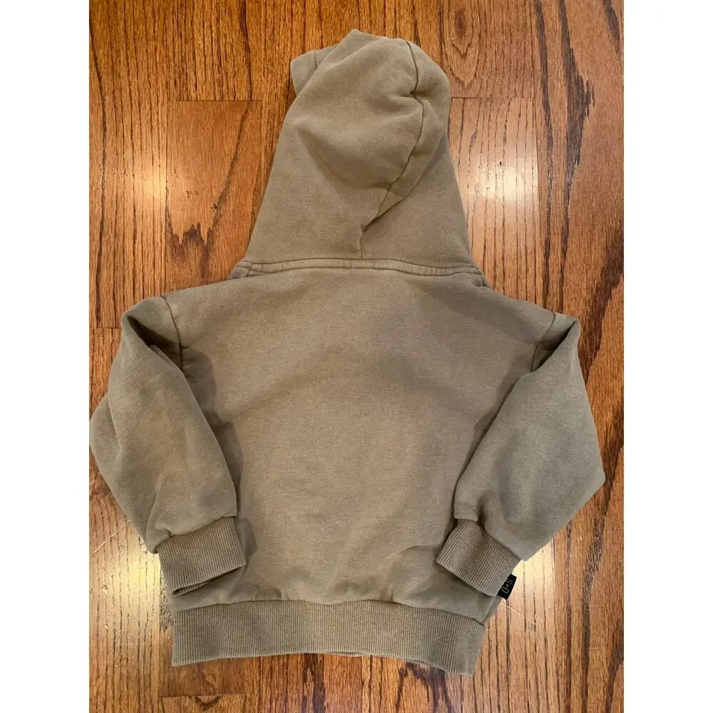 Olive + Scout Harlow Cotton Jogger Set | Light Brown | 18-24 months